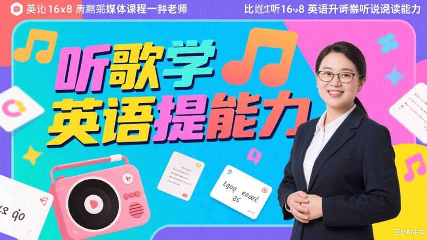 英语教师带你听歌学英语 轻松提升听说读能力