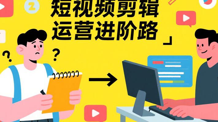 短视频剪辑运营培训：从新手到高手的进阶之路
