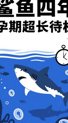 惊呆！鲨鱼的4年孕期：海洋里的超长“待机”孕育传奇