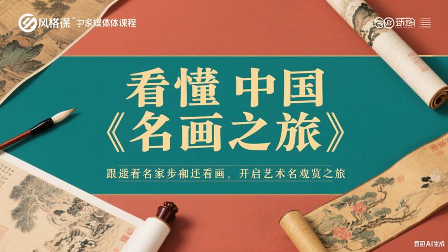 跟随名家脚步看懂中国名画：开启艺术鉴赏之旅