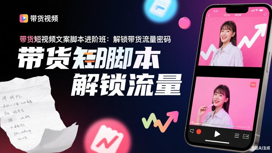 带货短视频文案脚本进阶班：解锁带货流量密码