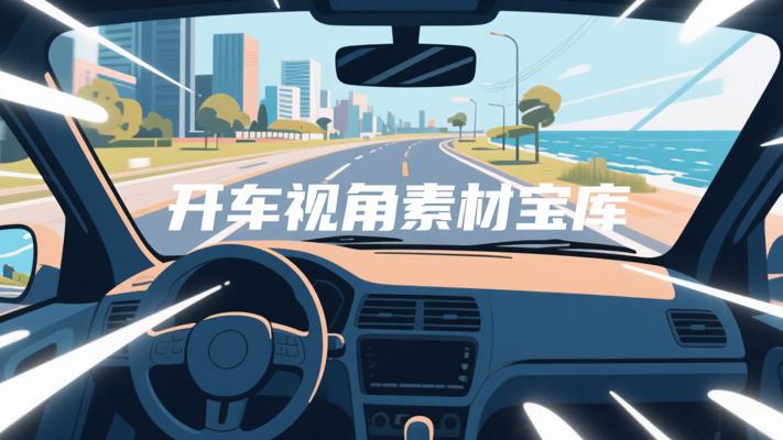 开车视角素材：沉浸式视觉体验素材宝库