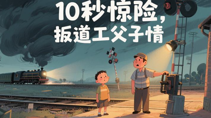 10秒惊险镜头背后 扳道工与弱智儿子的故事