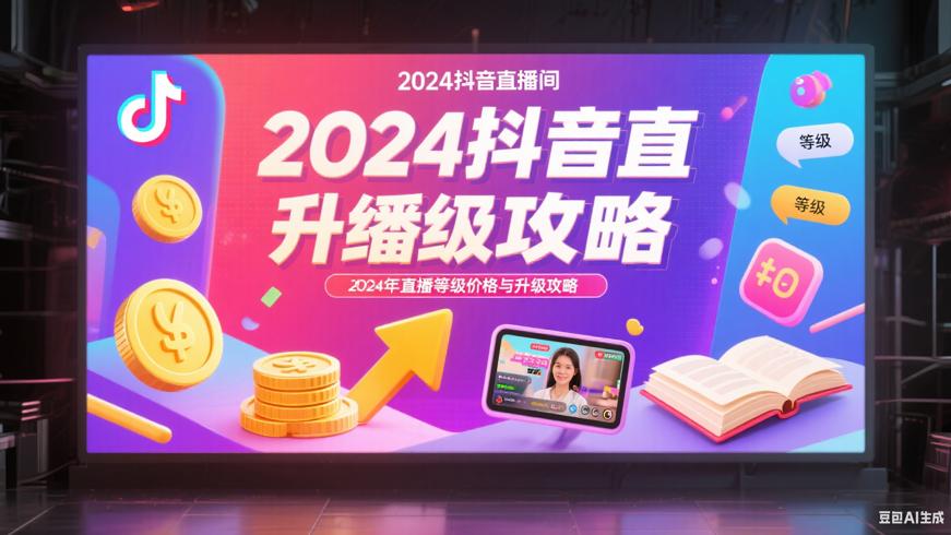 2024年抖音直播间等级价格与升级攻略