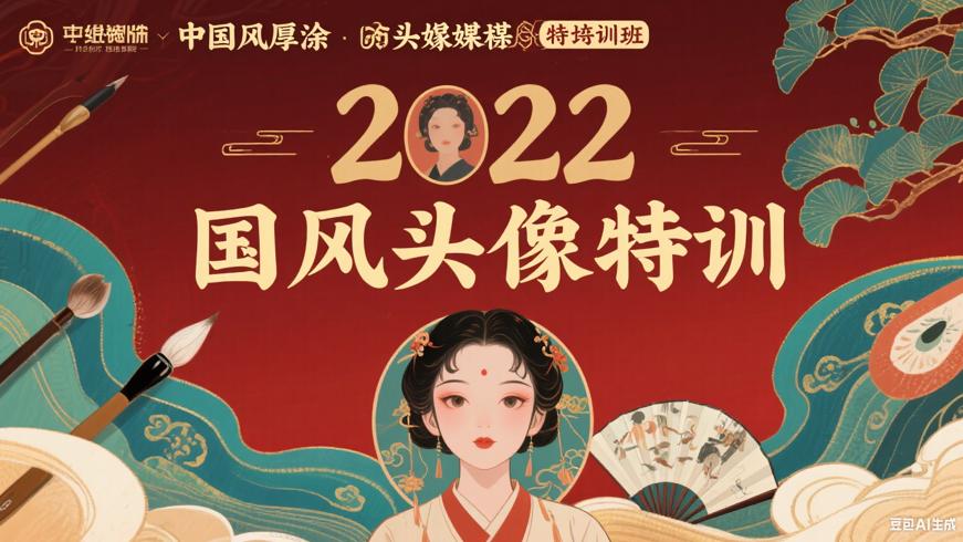 2022国风厚涂头像特训班：解锁国风绘画神技