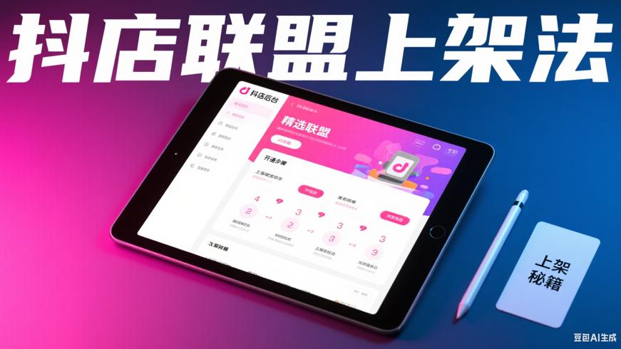 抖店上架精选联盟的方法及开通步骤详解
