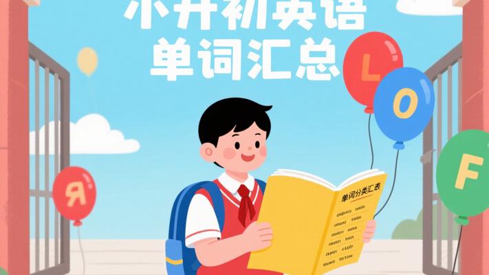 小升初英语必背核心单词分类汇总表助力学习