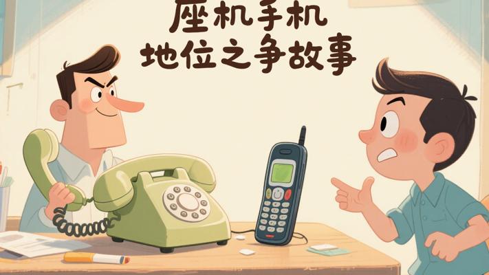 座机与手机的地位之争从骄傲到自卑的故事