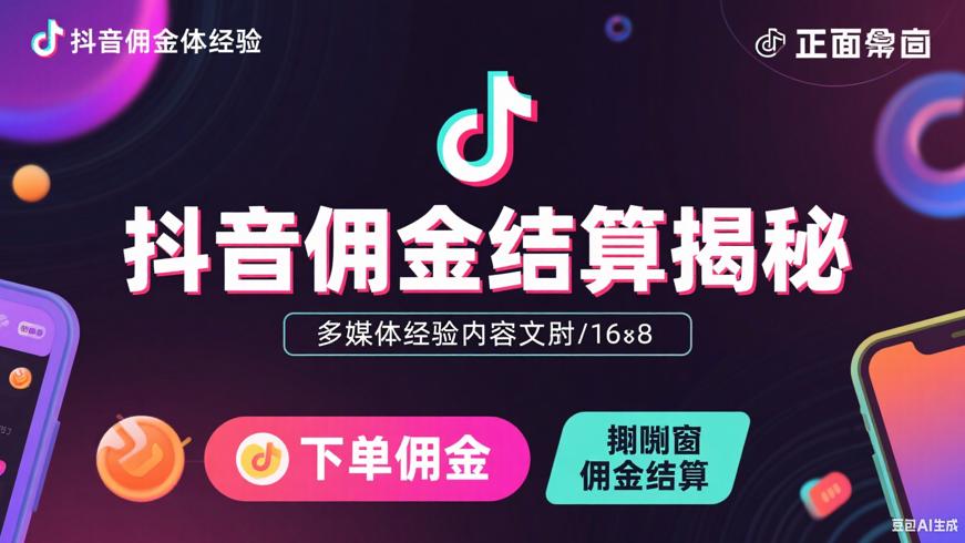 抖音自己下单是否有佣金及橱窗佣金结算