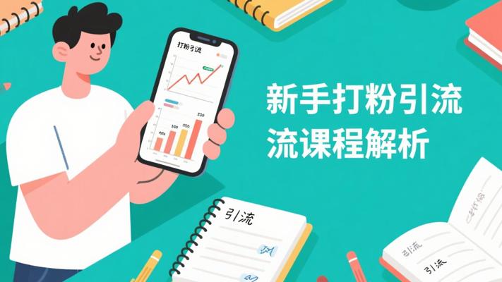 新手入行打粉引流必备实战课程全解析