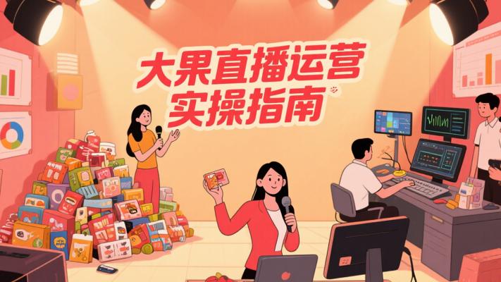 大果50期课程：直播运营实操全面指南
