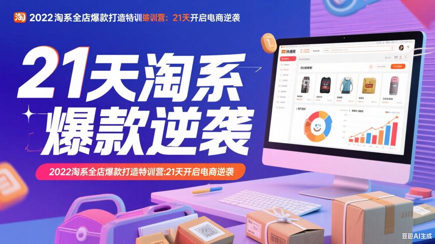 2022淘系全店爆款打造特训营：21天开启电商逆袭