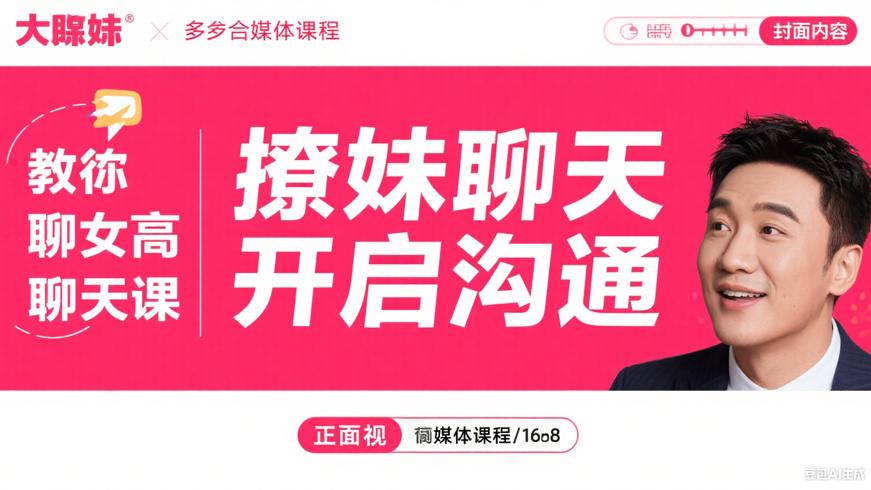 大鹏教你撩妹高级聊天课：开启情感沟通大门