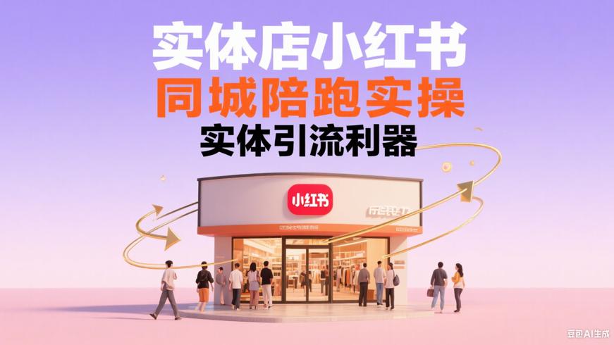 《实体店小红书同城深度陪跑实操》：实体商家的引流利器