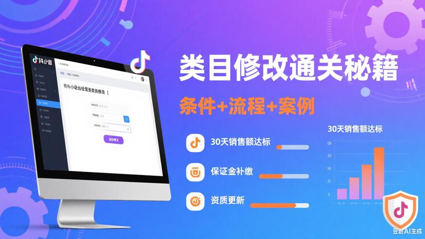 小商家抖音小店经营类目修改的故事与条件解析