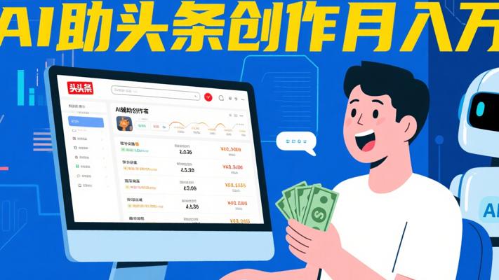 AI助力头条创作：新手月入过万的蓝海玩法