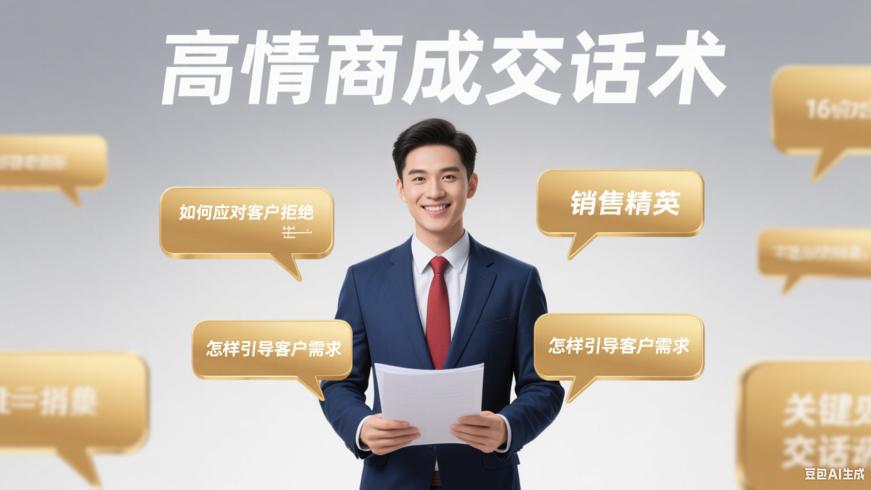 签单王高情商成交话术100问助你提升沟通效能