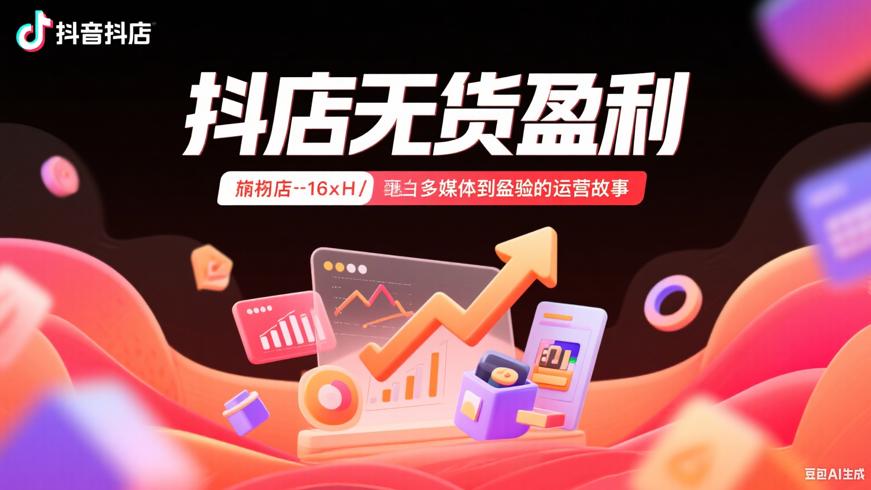 抖店无货源店铺从小白到盈利的运营故事