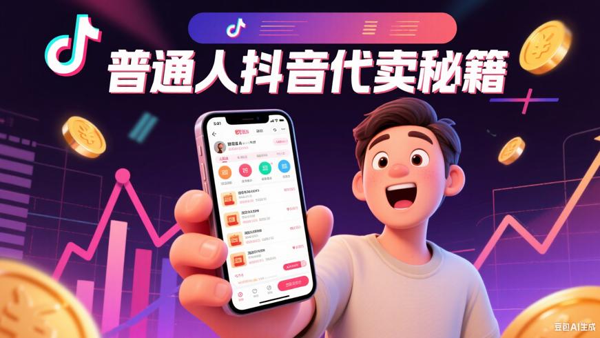 普通人如何在抖音做好代卖生意的故事