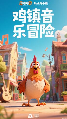 《摇滚鸡镇》：音乐与冒险交织的童趣小镇故事