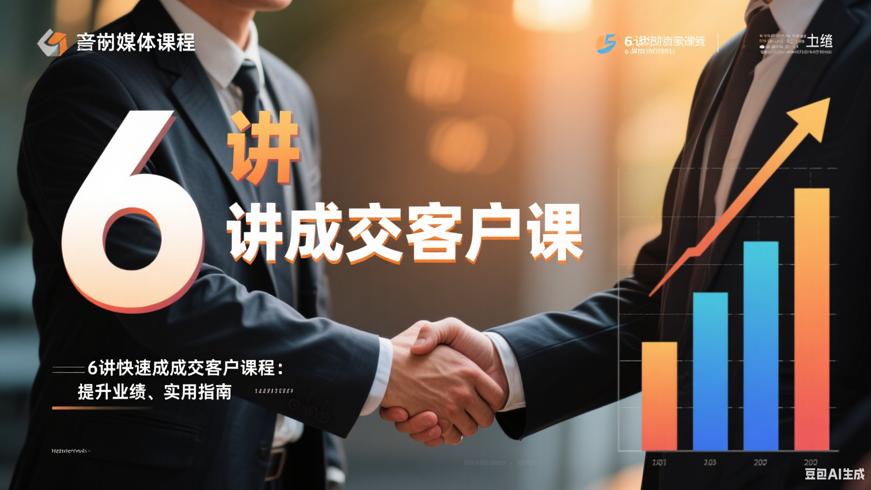 6讲快速成交客户课程：提升业绩的实用指南