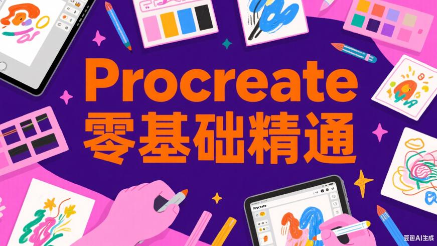 零基础学Procreate从入门迈向精通之路