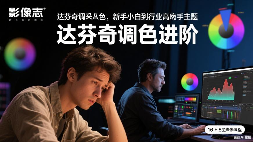 影像志：达芬奇调色从新手小白到行业高手