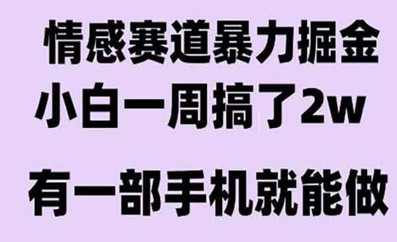 情感暴力掘金项目：短视频直播私域变现新风口