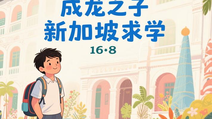 成龙儿子的歌与新加坡求学记：让孩子自己跌下去