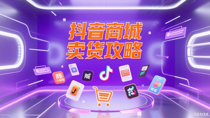 抖音小程序商城卖货攻略及选品指南分享