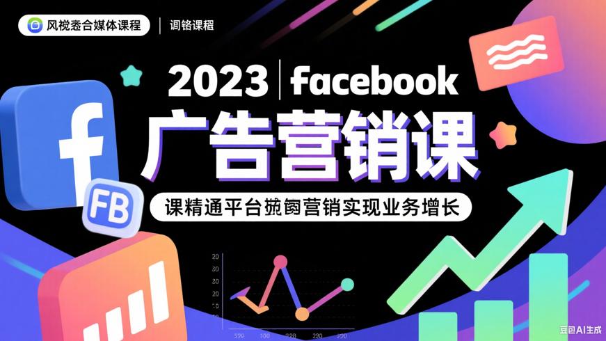2023Facebook广告营销课：精通平台营销实现业务增长