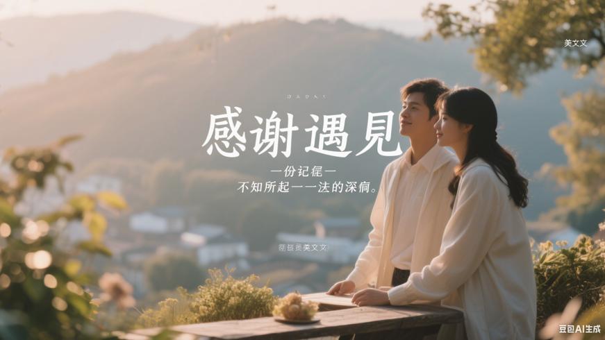 感谢相遇铭记那份不知所起的一往情深