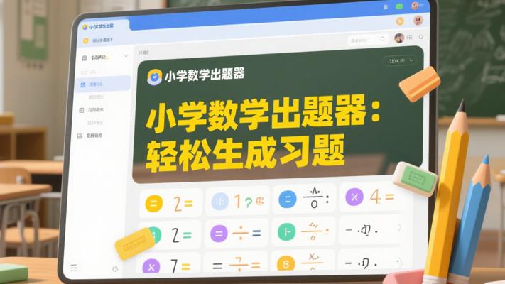 小学数学出题器 轻松生成多元数学练习题