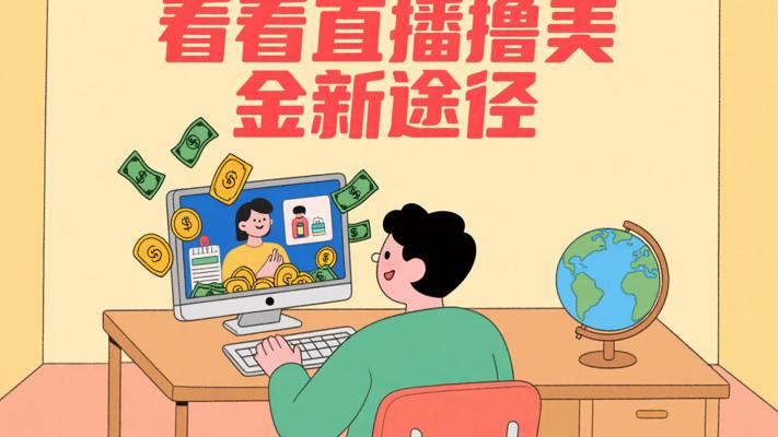 看直播撸美金2.0：零门槛跨境赚钱新途径