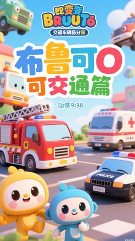 《百变布鲁可交通车辆篇》：儿童交通知识启蒙佳作