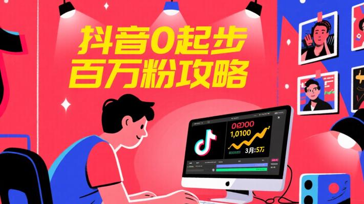抖音短视频从0起步：百万粉与月入5万攻略