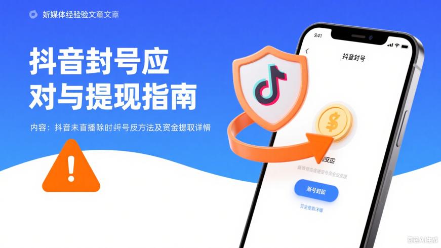 抖音未开播被封号应对方法及资金提取详解