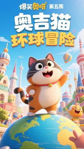 《爆笑奥吉猫第五季》：肥猫小强的环球欢乐冒险