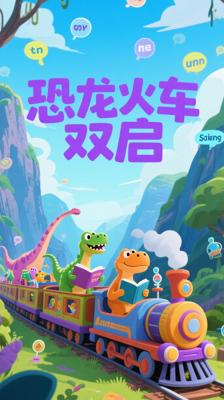 《恐龙火车第四季英文版》：科学探索与英语启蒙双效动画