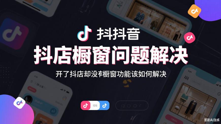 开了抖店却没有橱窗功能该如何解决