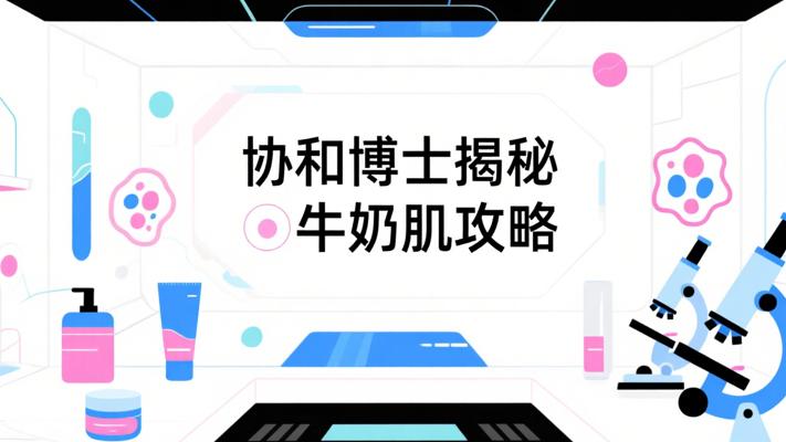 协和皮肤博士揭秘：焕白抗皱养成牛奶肌攻略