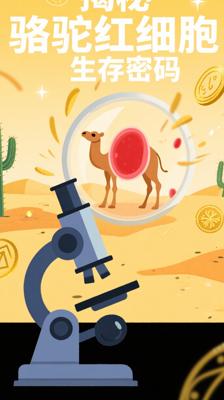揭秘骆驼红细胞：椭圆形身体里藏着沙漠生存密码