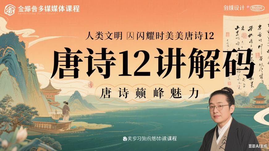 人类文明闪耀时最美唐诗12讲：解码唐诗巅峰魅力