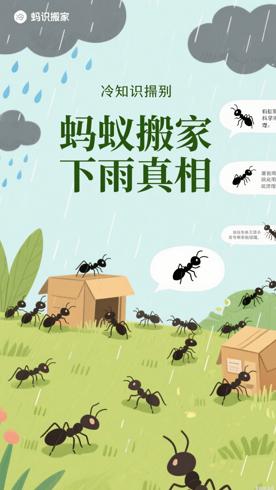 蚂蚁搬家预示下雨背后的科学真相