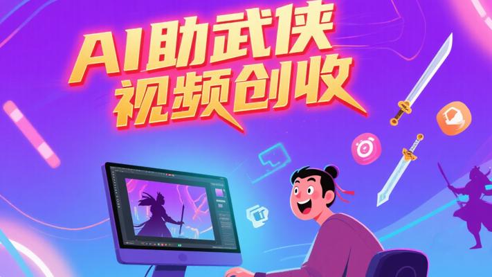 AI助力武侠视频创作：轻松开启高收益之旅