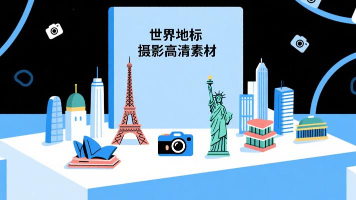 世界著名风景城市地标摄影高清JPG素材