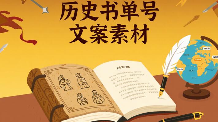 历史故事知识书单号文案素材：洞悉古今的宝贵资源