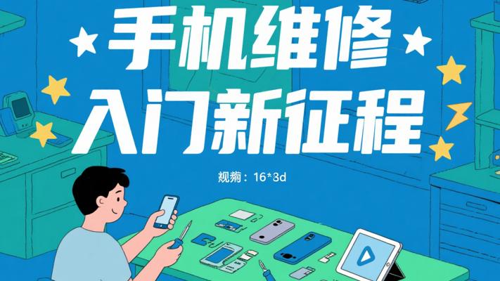 手机维修零基础入门视频教程：开启维修新征程