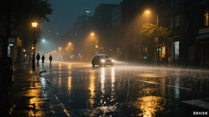 凌晨一点的雨藏着城市未说出口的心事