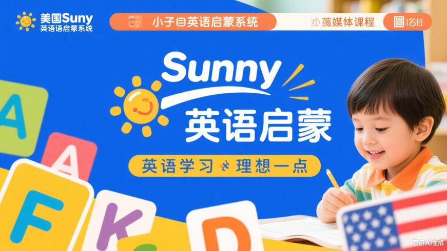 美国Sunny英语启蒙体系：孩子英语学习的理想起点
